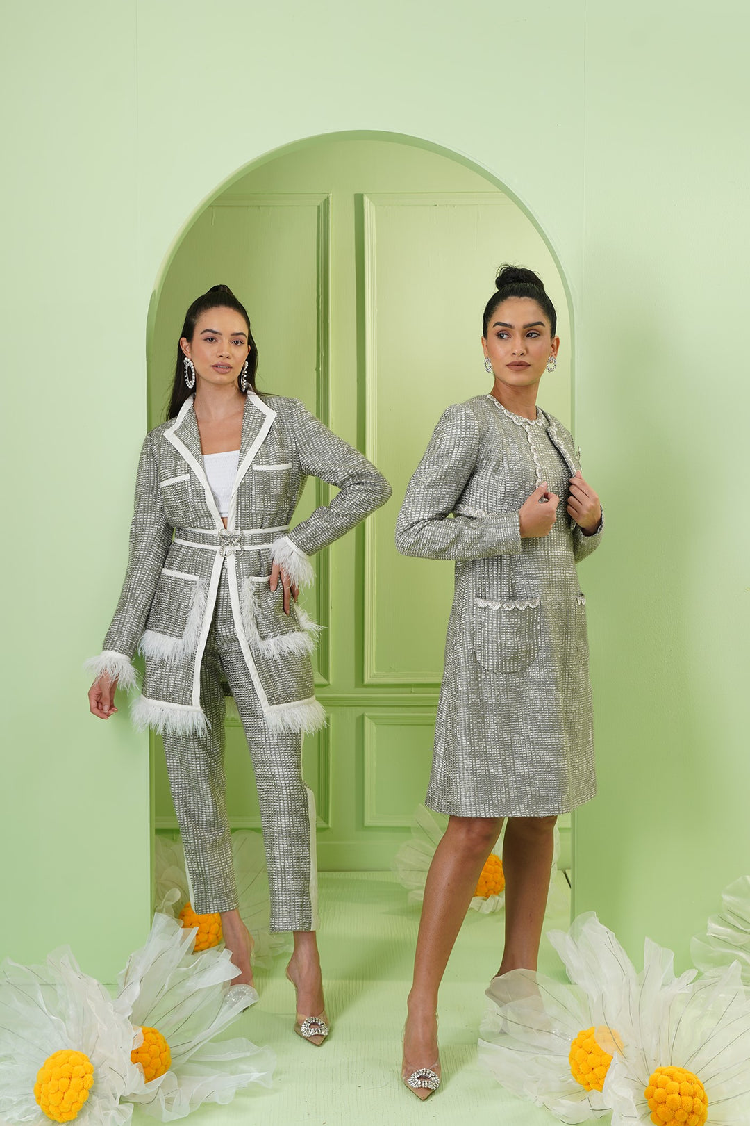 Watch Me Coat  - Silver