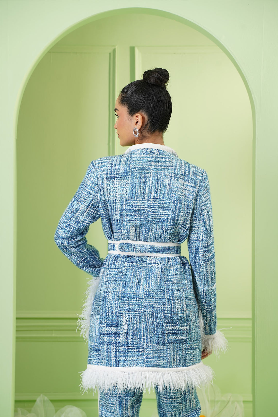 Watch Me Coat  - Blue