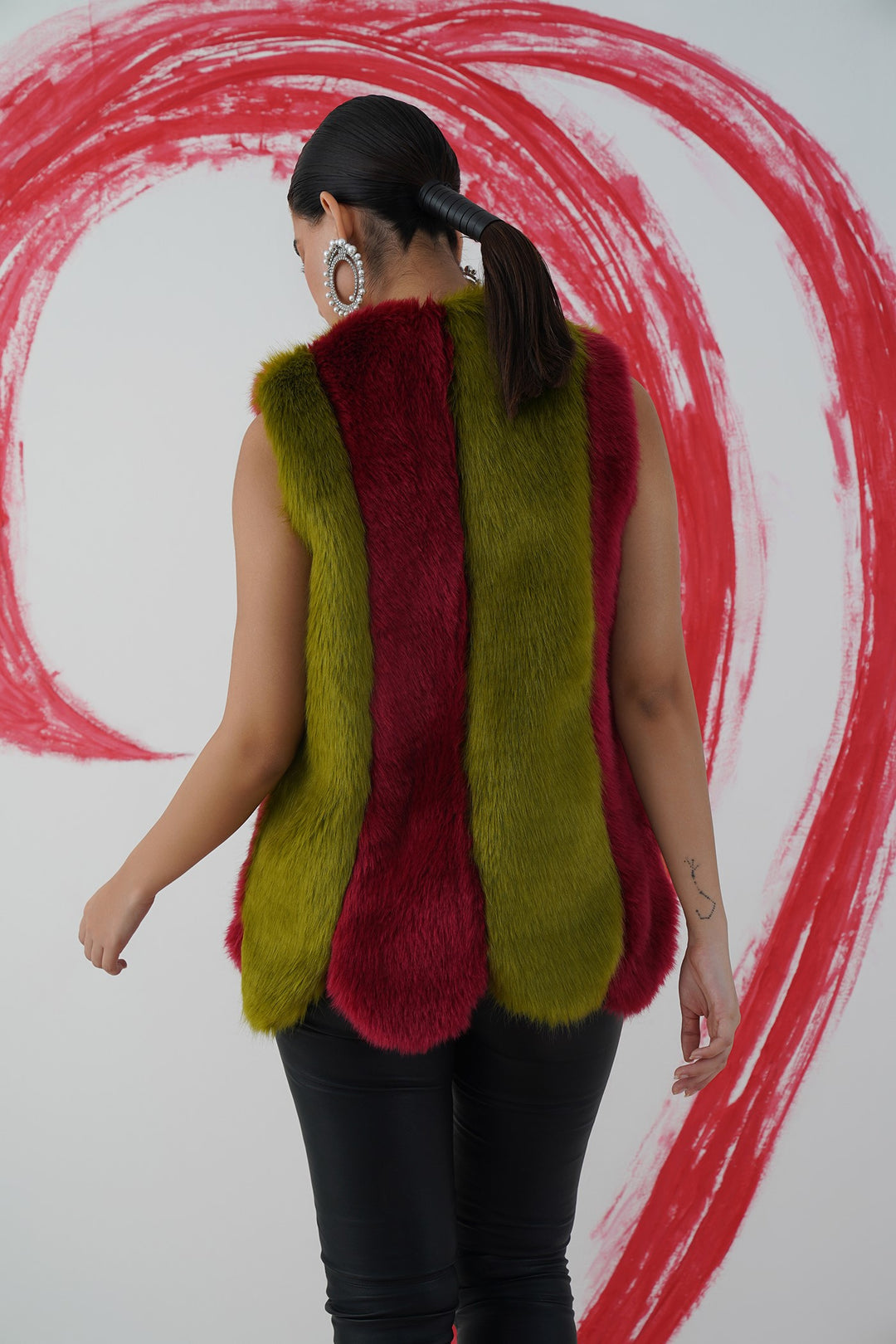 Scooby jacket - red and green