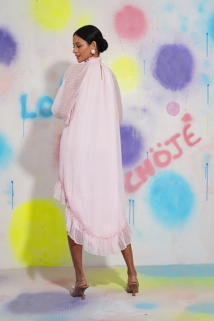 Alicia Dress - Pink Chiffon