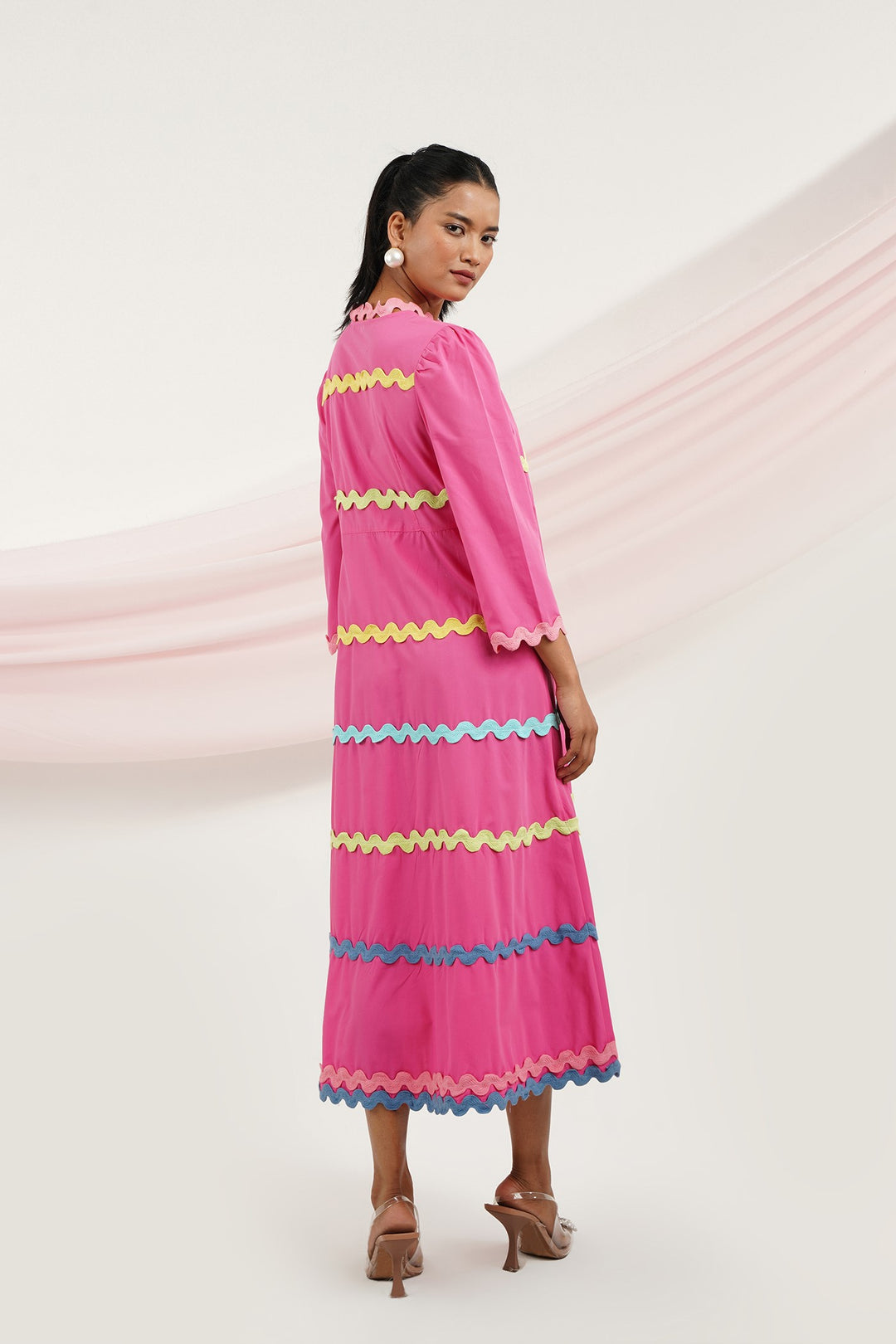 Shimara Dress- Bubblegum Pink