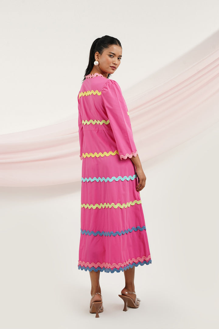 Shimara Dress- Bubblegum Pink