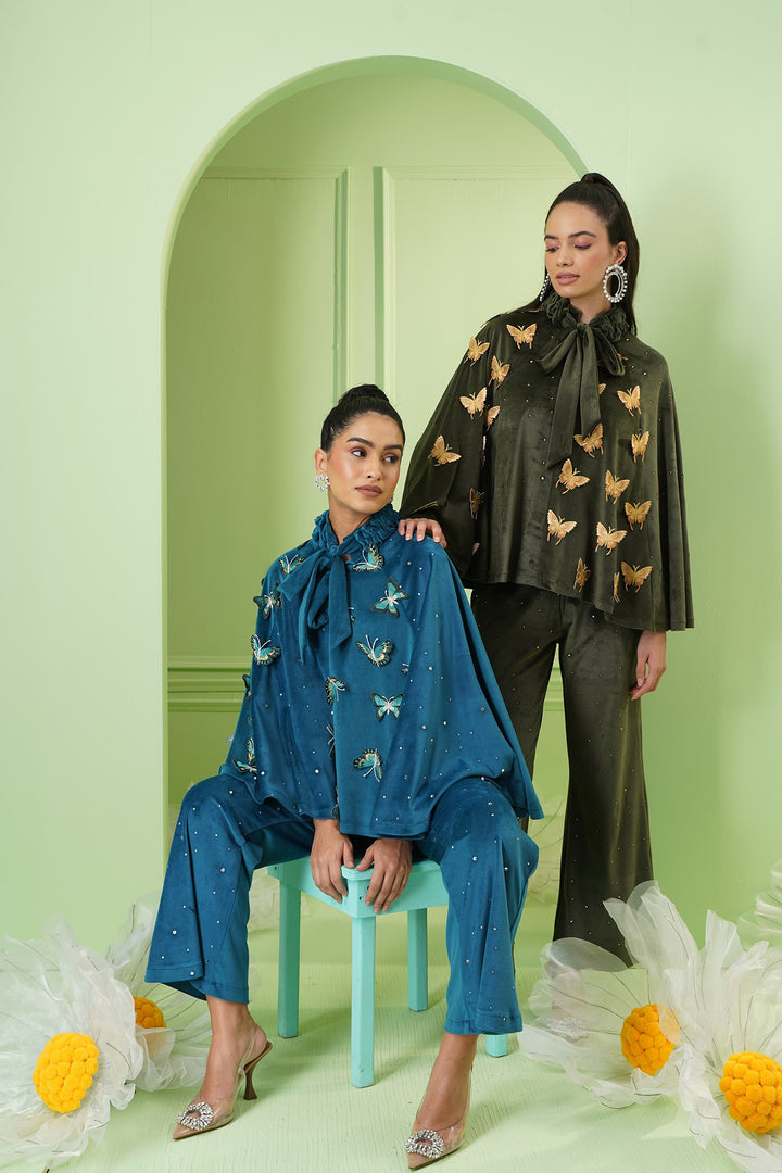 Ethi Cape - Olive Green