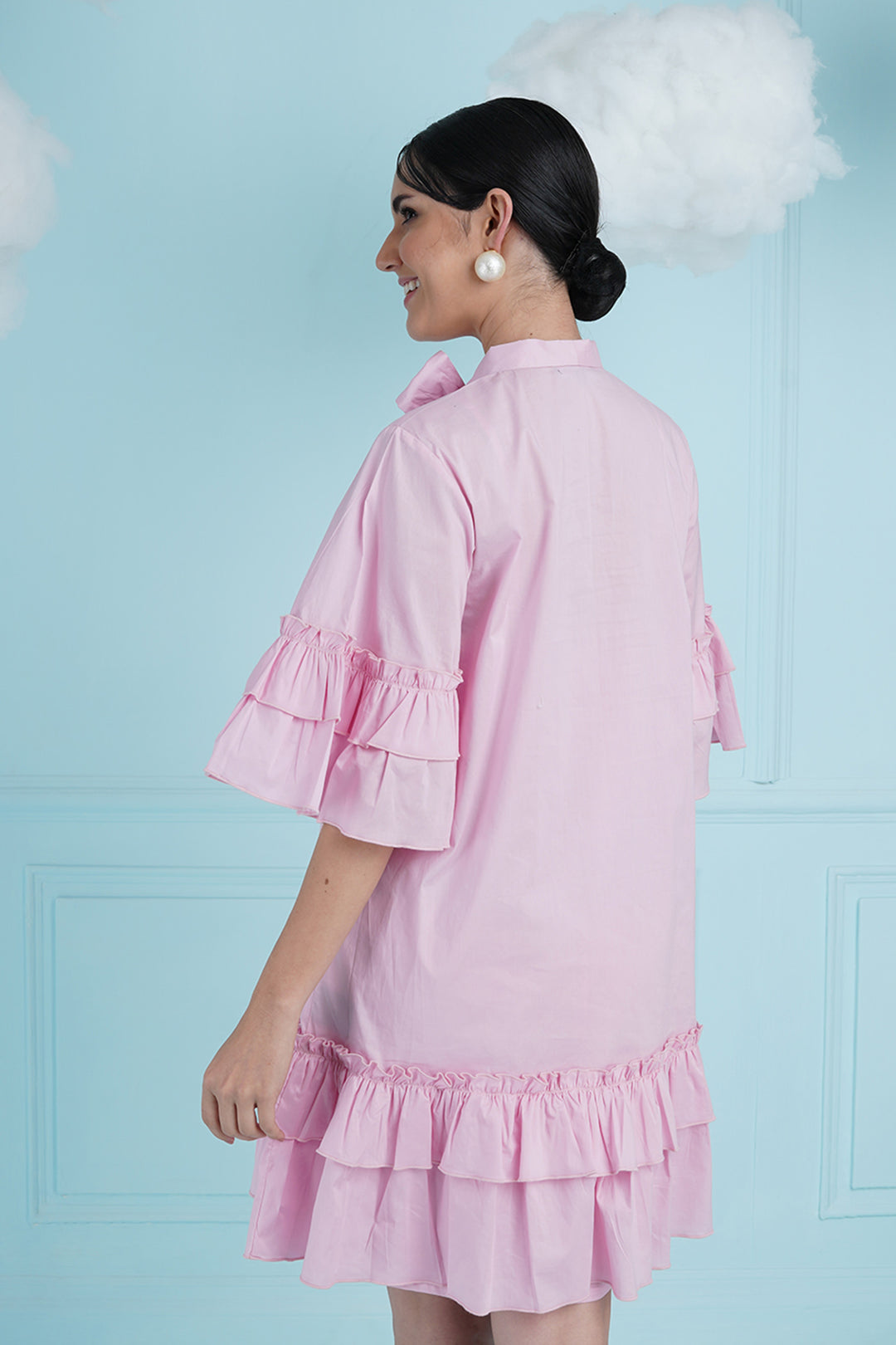 Cha Cha Cha Dress - Baby Pink