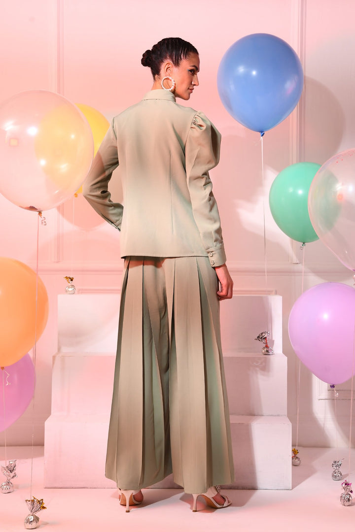 Eveline Top-  Pistachio