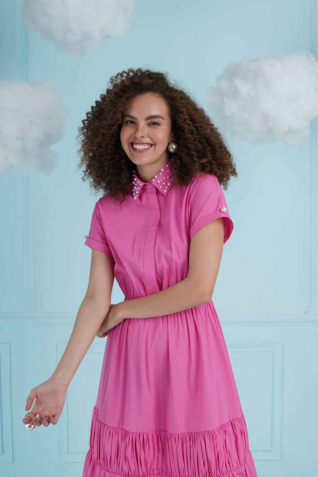 Lovin' It Dress- Bubble Gum Pink