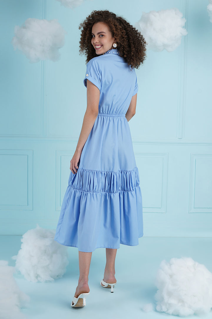 Lovin' It Dress- Blue