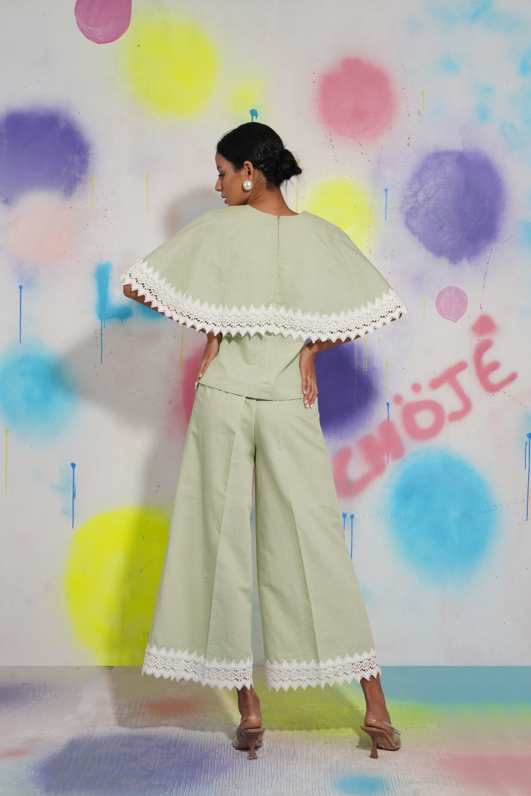 Paris Top -Pistachio