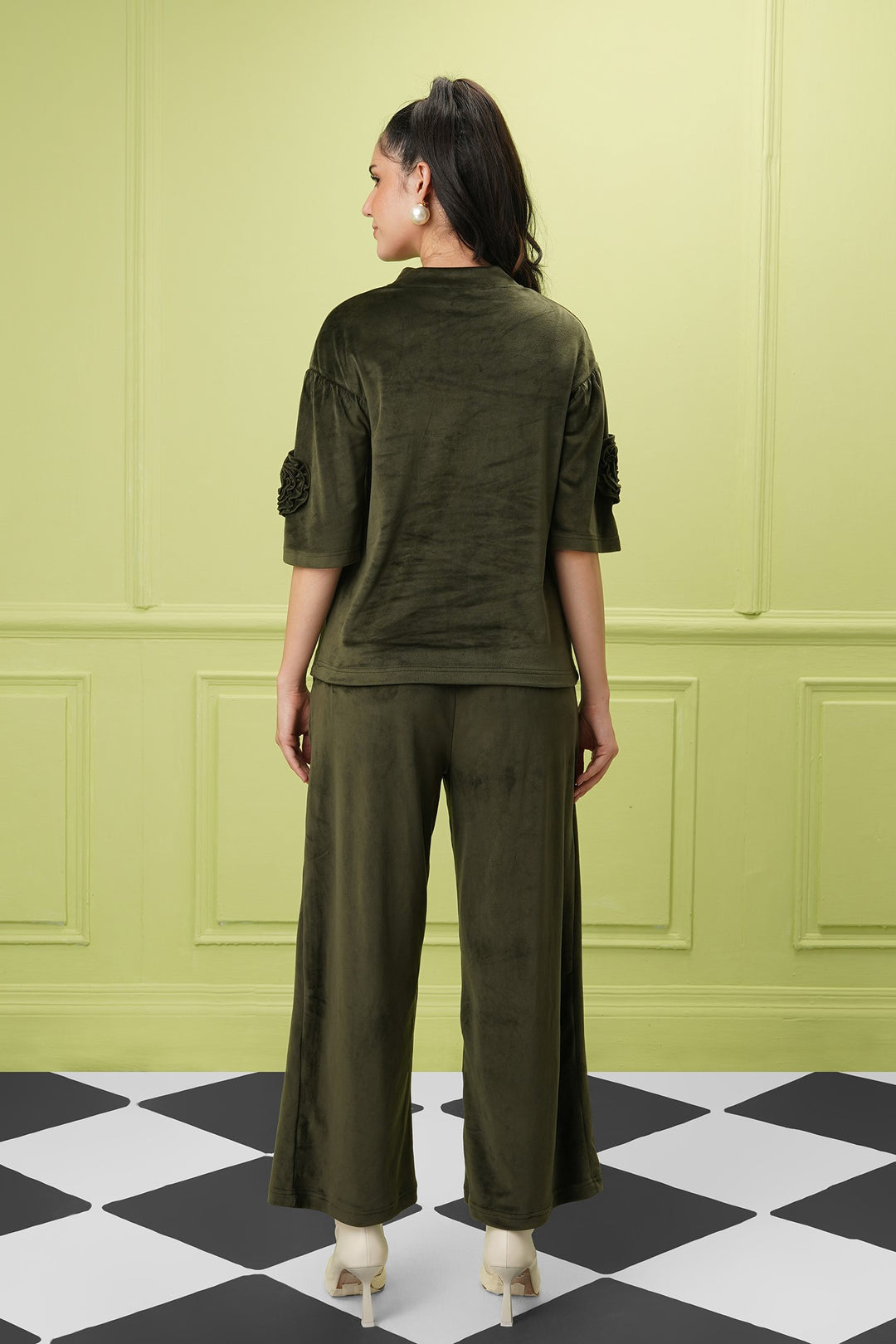 Le Mer Top Jacket Olive