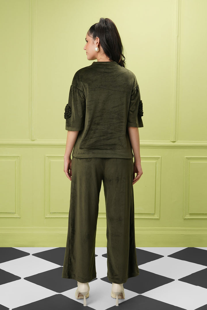 Le Mer Top Jacket Olive