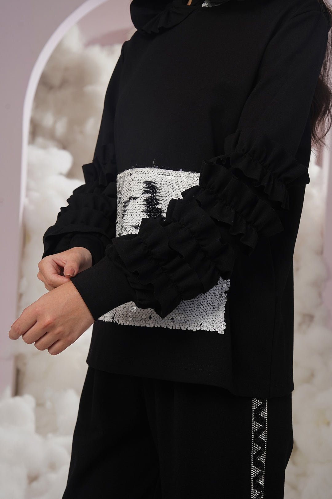 what plan hoodie - Black