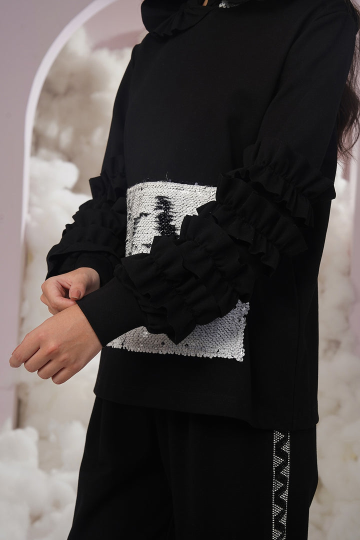 what plan hoodie - Black