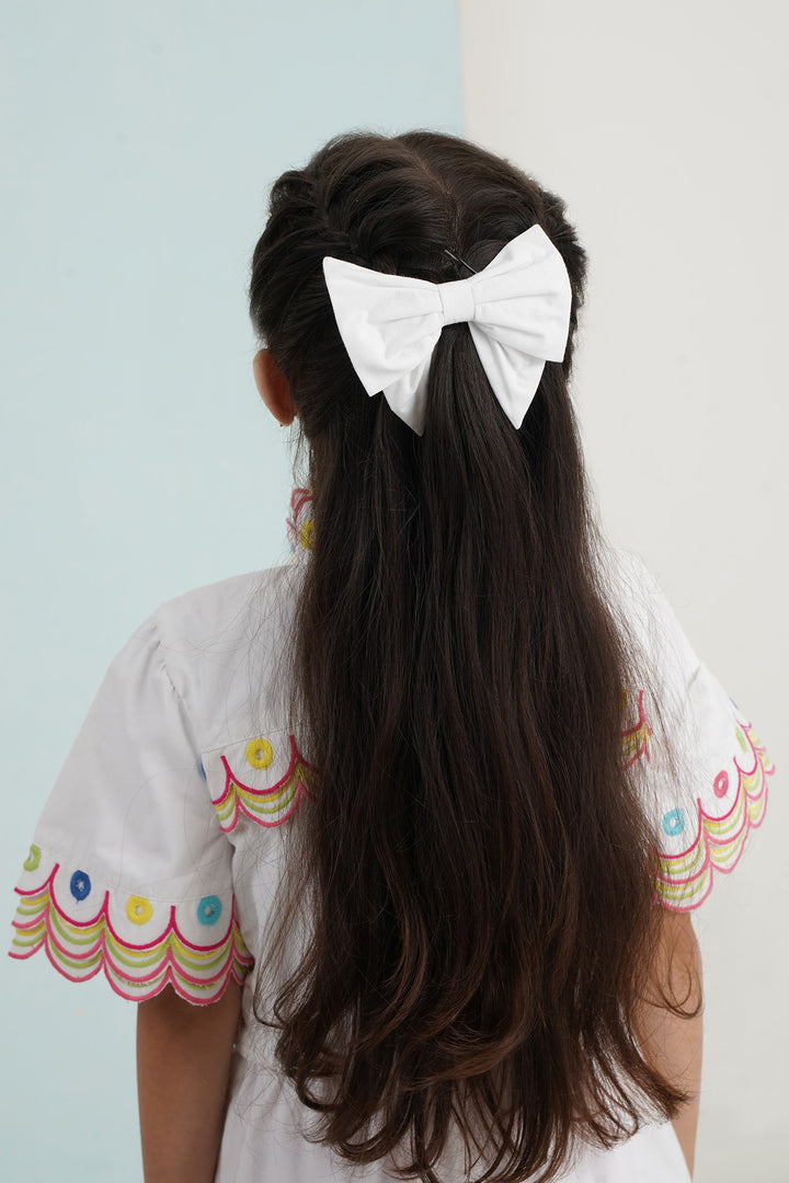 Dilly Dally Dress Kids - White