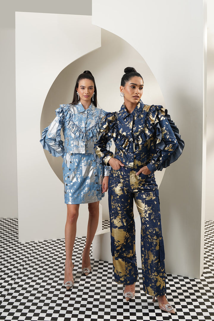 Galaxy Top- Navy Blue