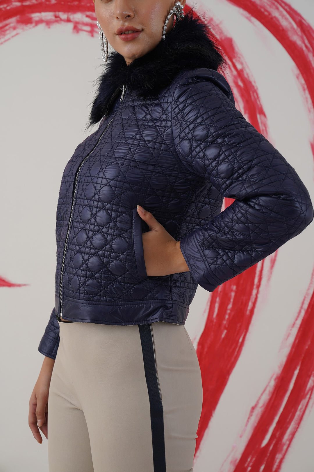 double trouble jacket navy