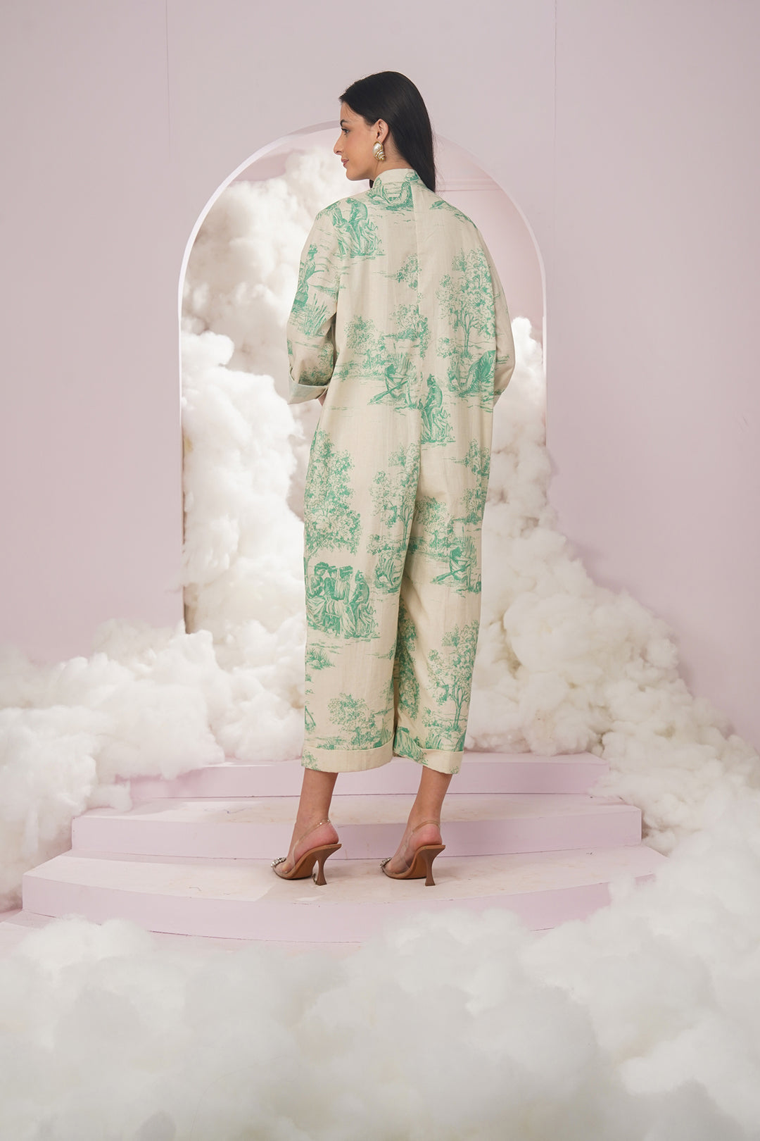 savana jumpsuit- aqua