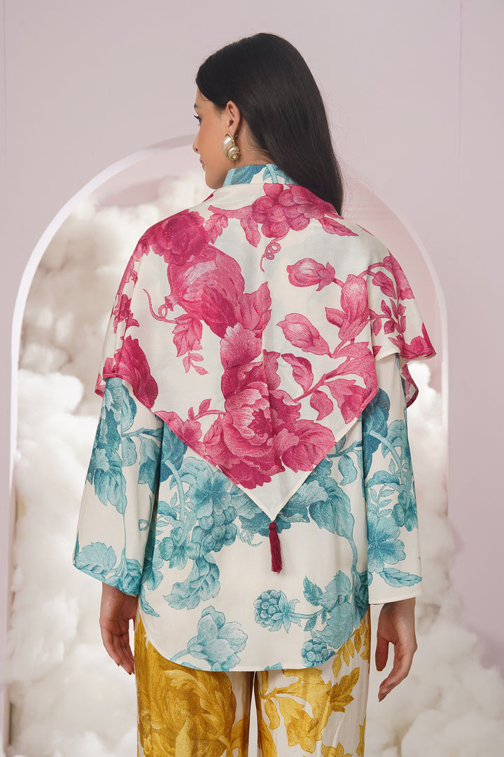 burma top- teal