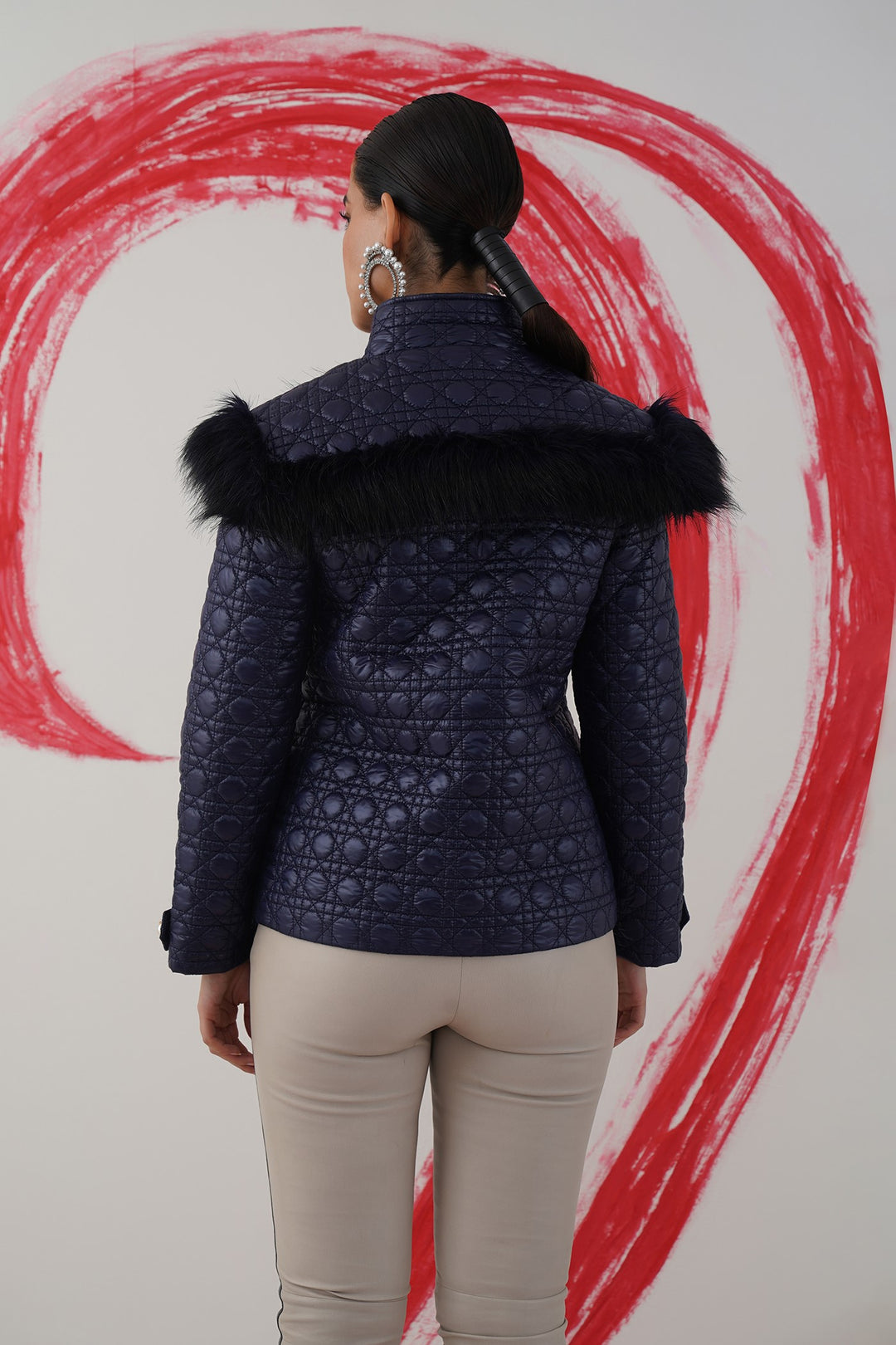 Sharing is caring jacket - navy