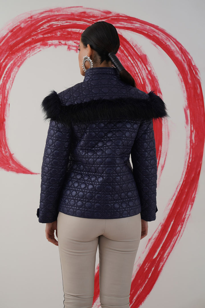 Sharing is caring jacket - navy