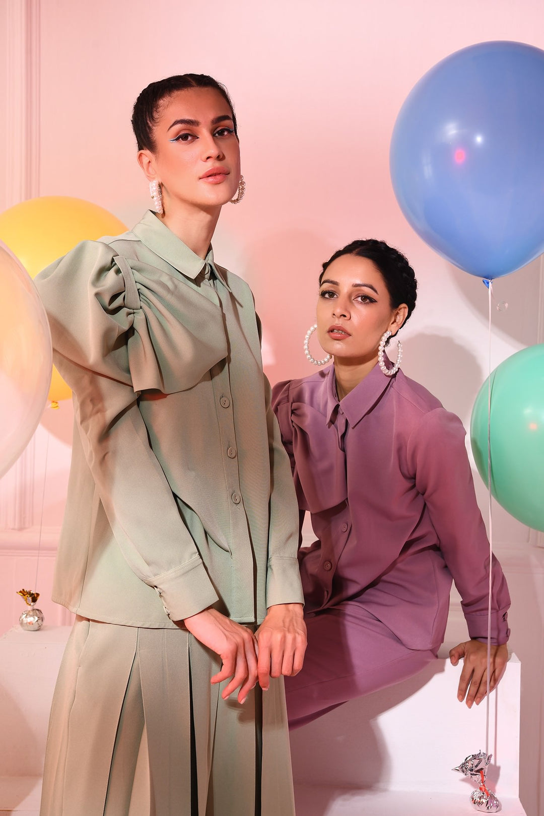 Eveline Top-  Pistachio