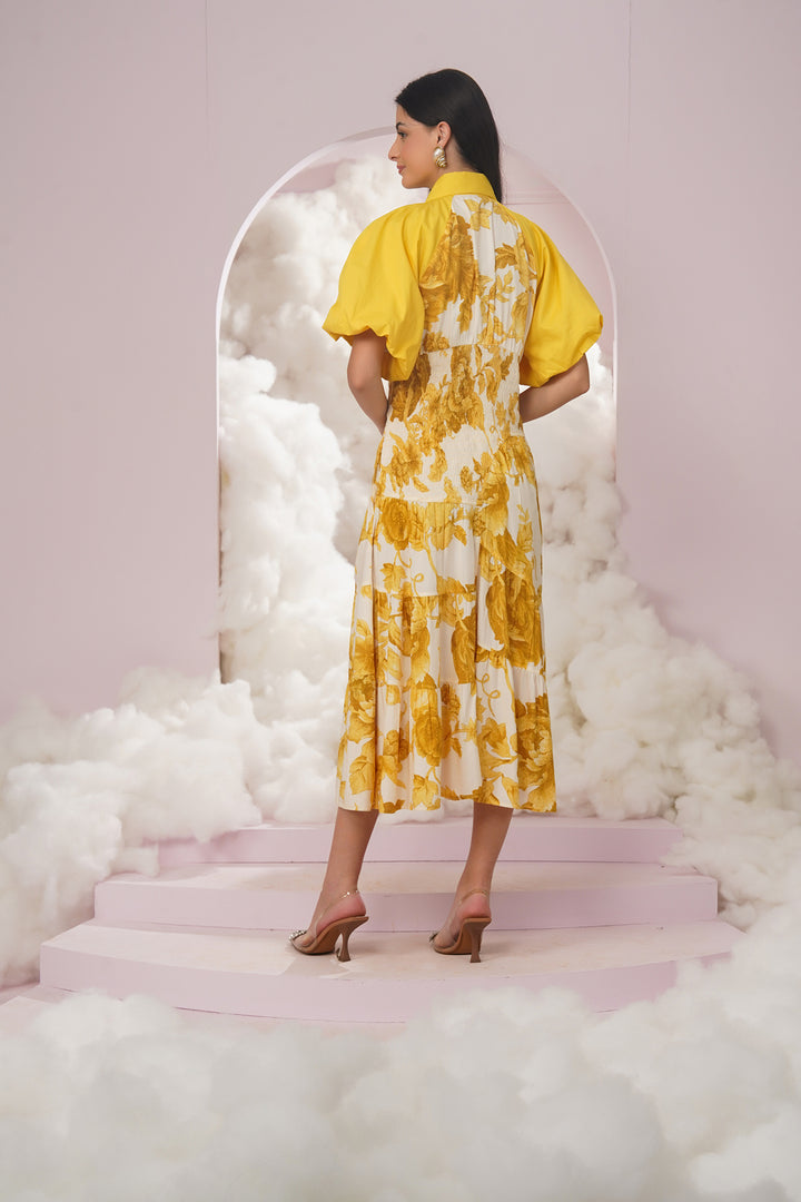 Muskan Sethi In alba dress - yellow