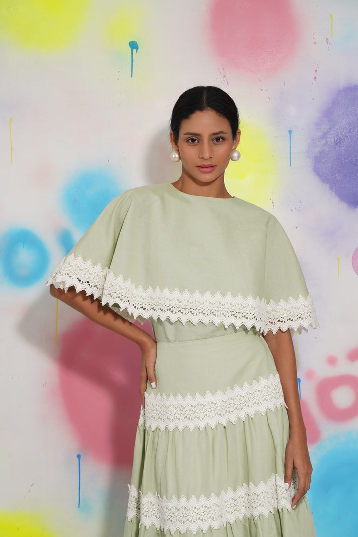 Paris Top -Pistachio