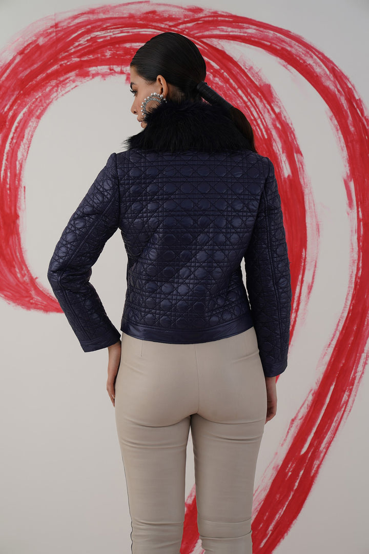 double trouble jacket navy