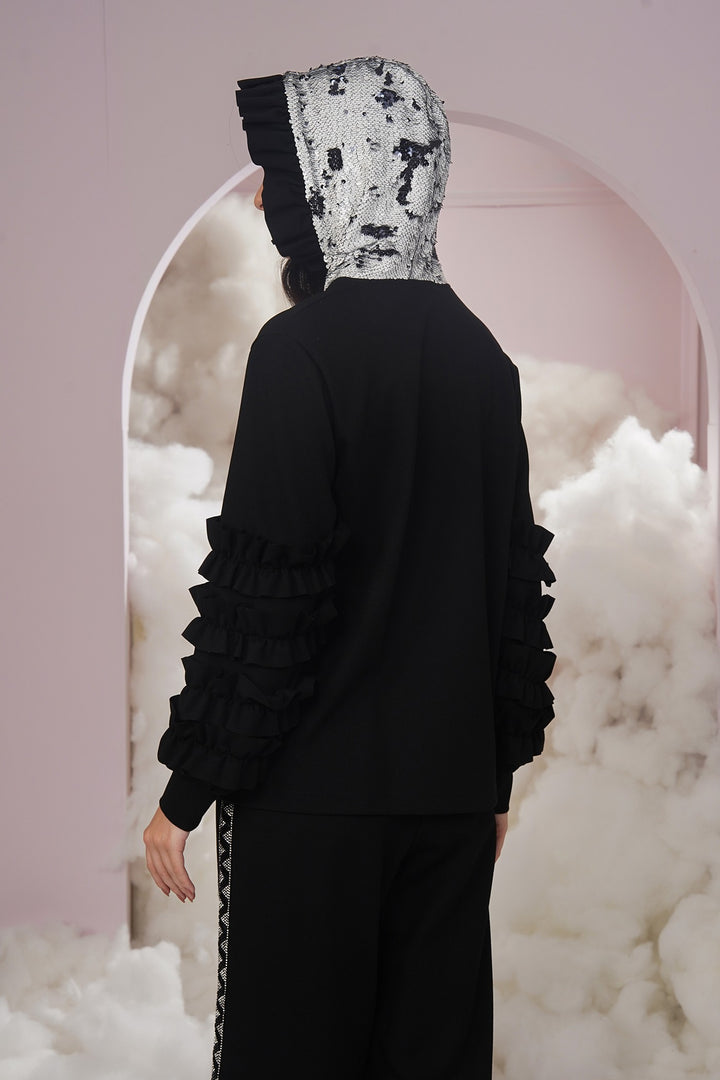 what plan hoodie - Black