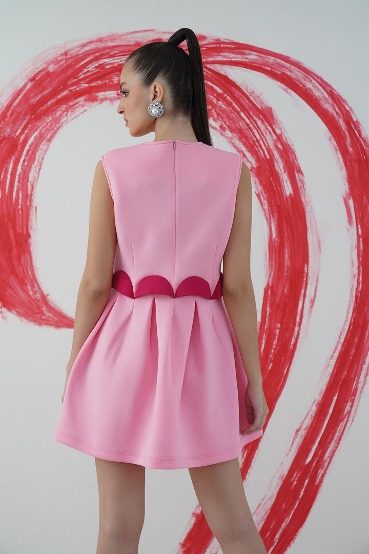 Bango dress - pink and baby pink