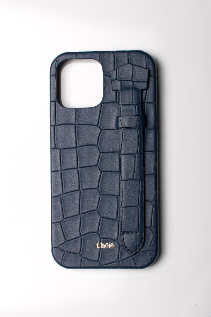 Himra Mobile Cover - Blue Croco