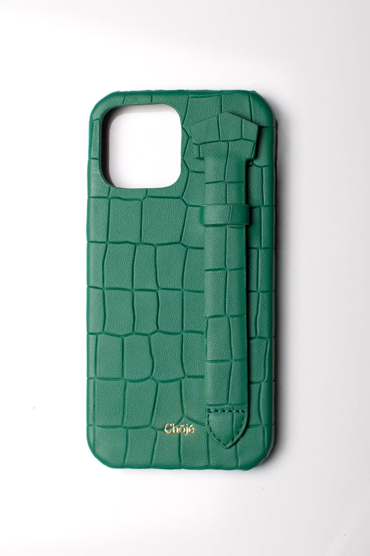 Himra Mobile Cover - Bright Green Croco