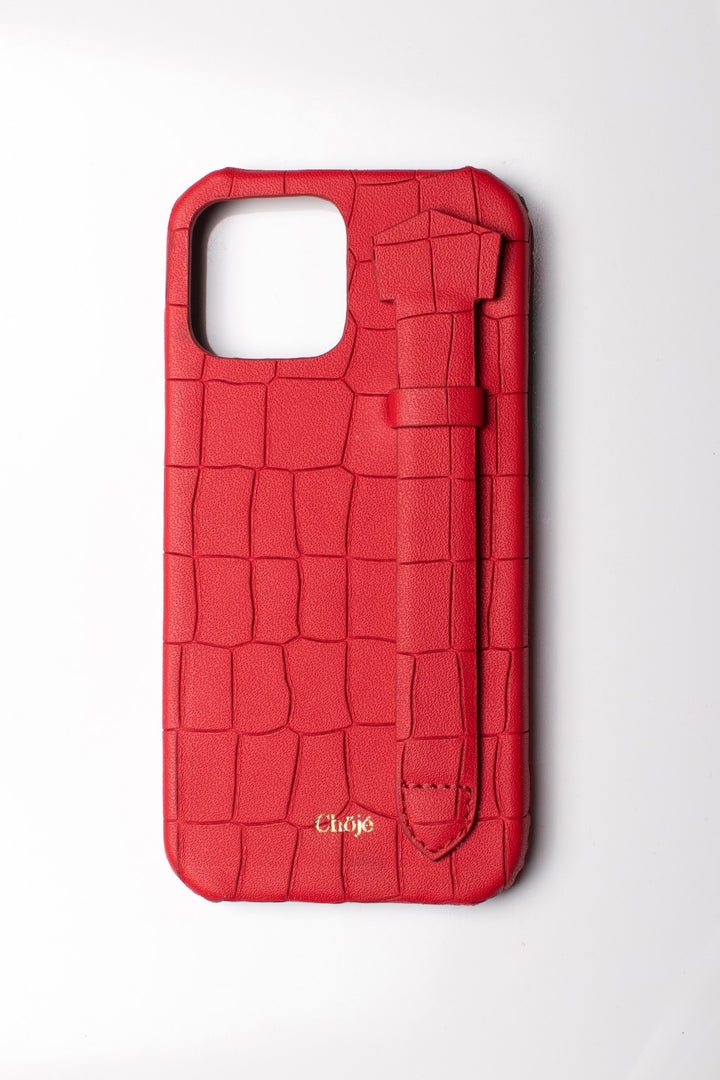 Himra Mobile Cover - Red Croco