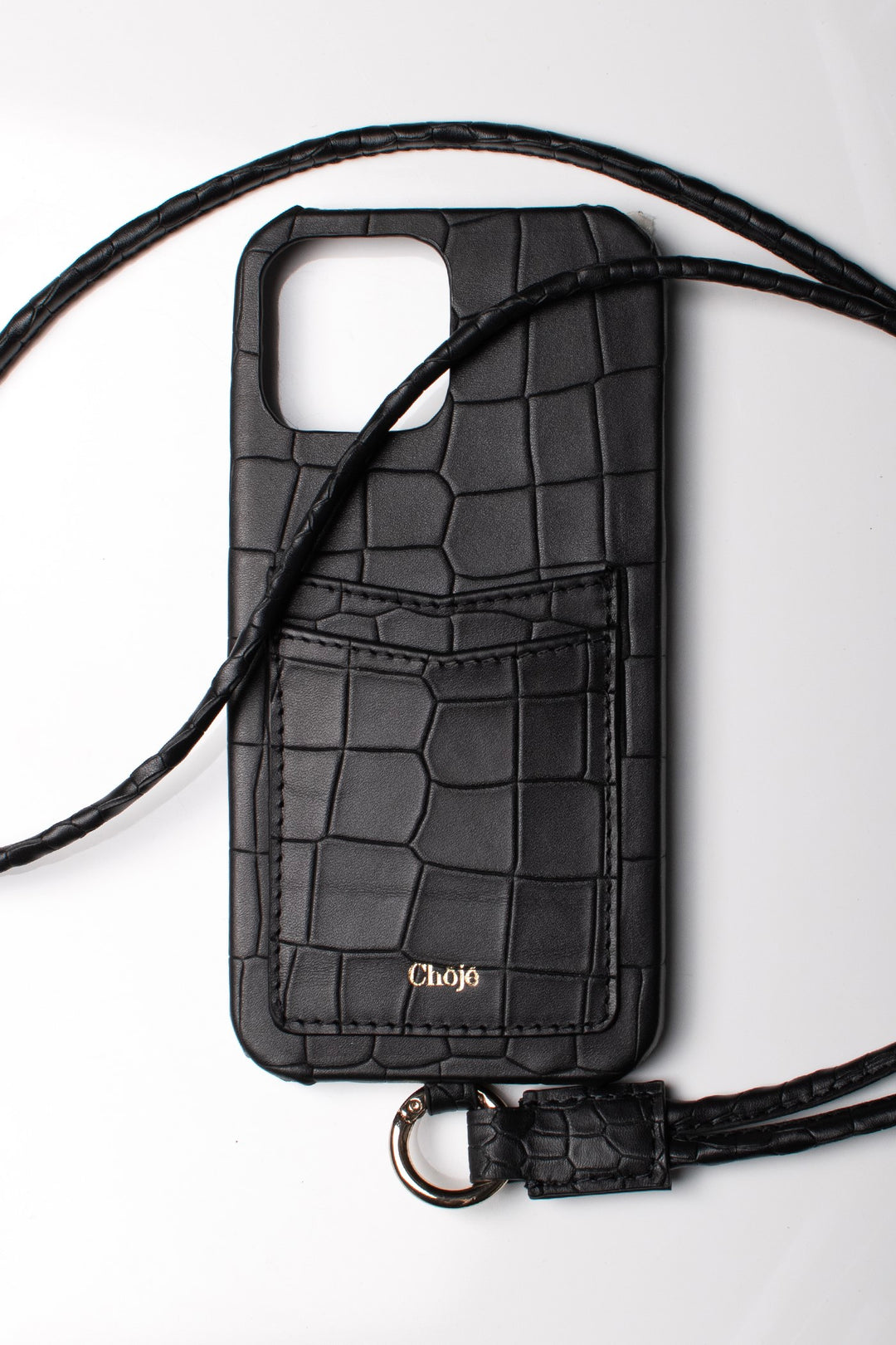 Soleil Mobile Cover - Black Croco