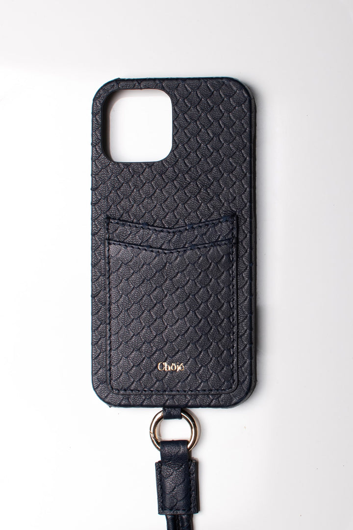 Soleil Mobile Cover -  Blue Scaled
