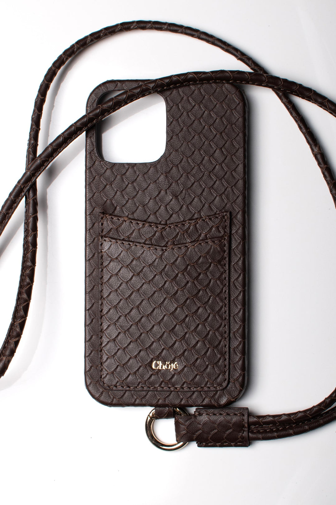 Soleil Mobile Cover - Brown Scaled