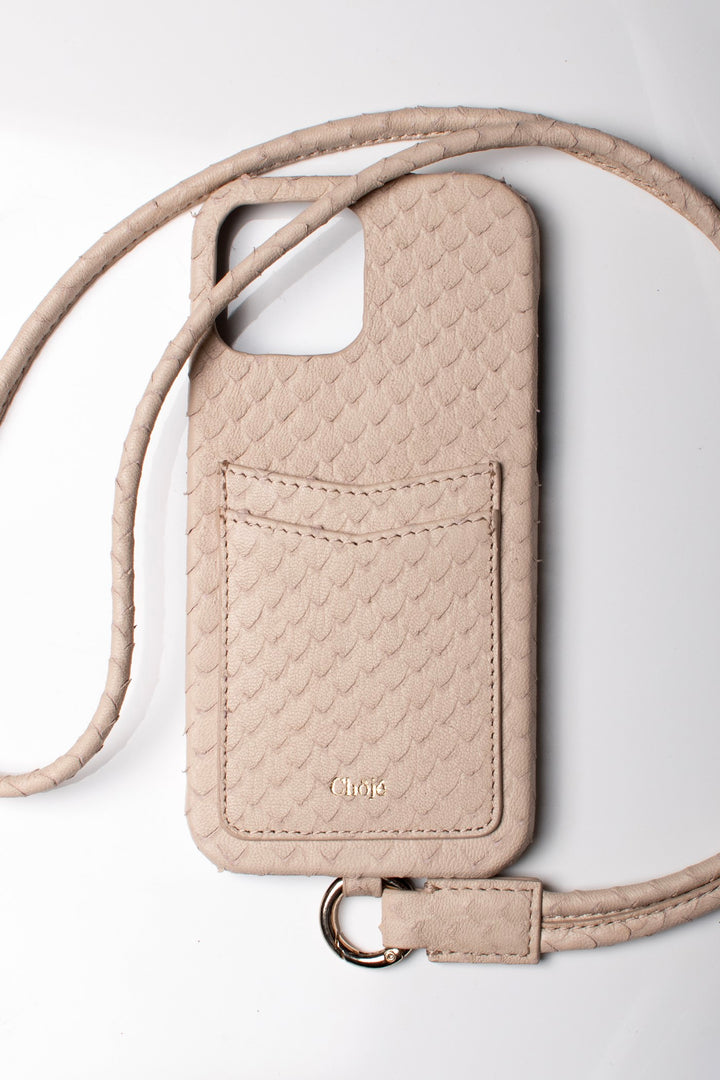 Soleil Mobile Cover - White Scaled