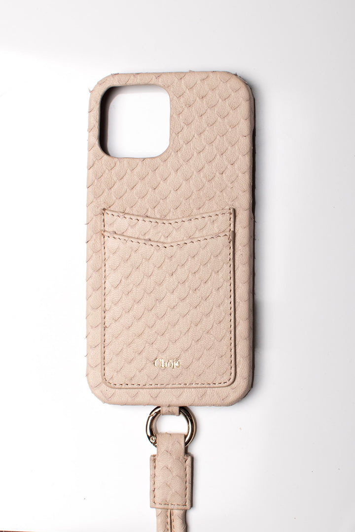 Soleil Mobile Cover - White Scaled