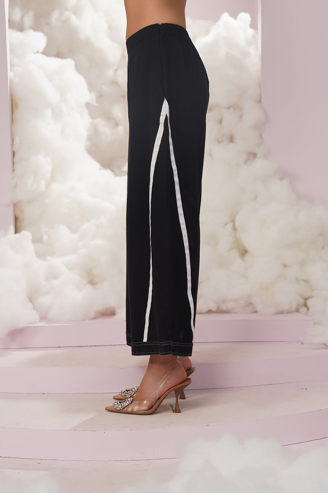 latte pants - black