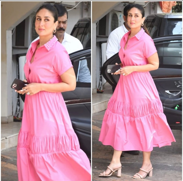Lovin' It Dress- Bubble Gum Pink