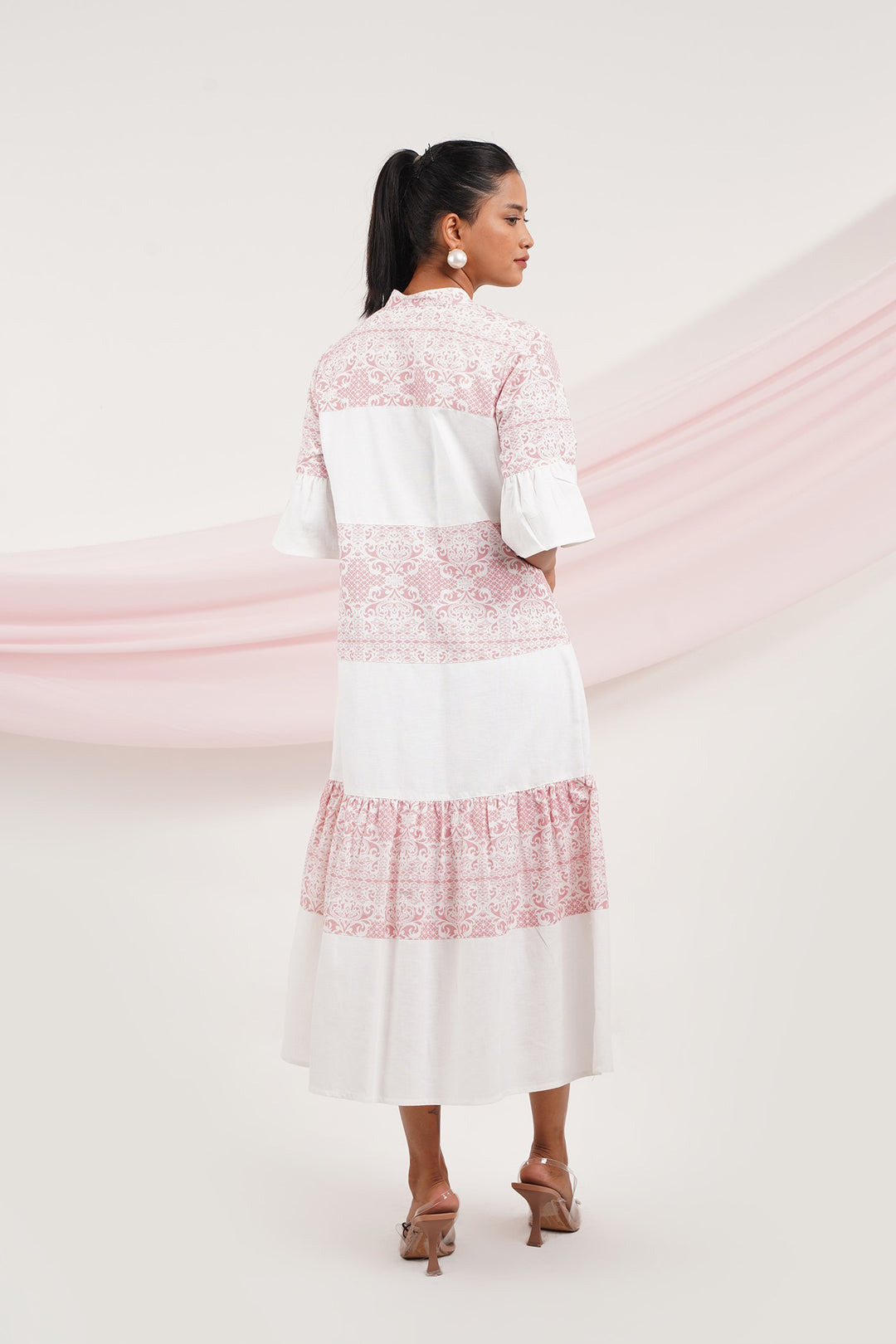 High Tea Dress- Pink Lace