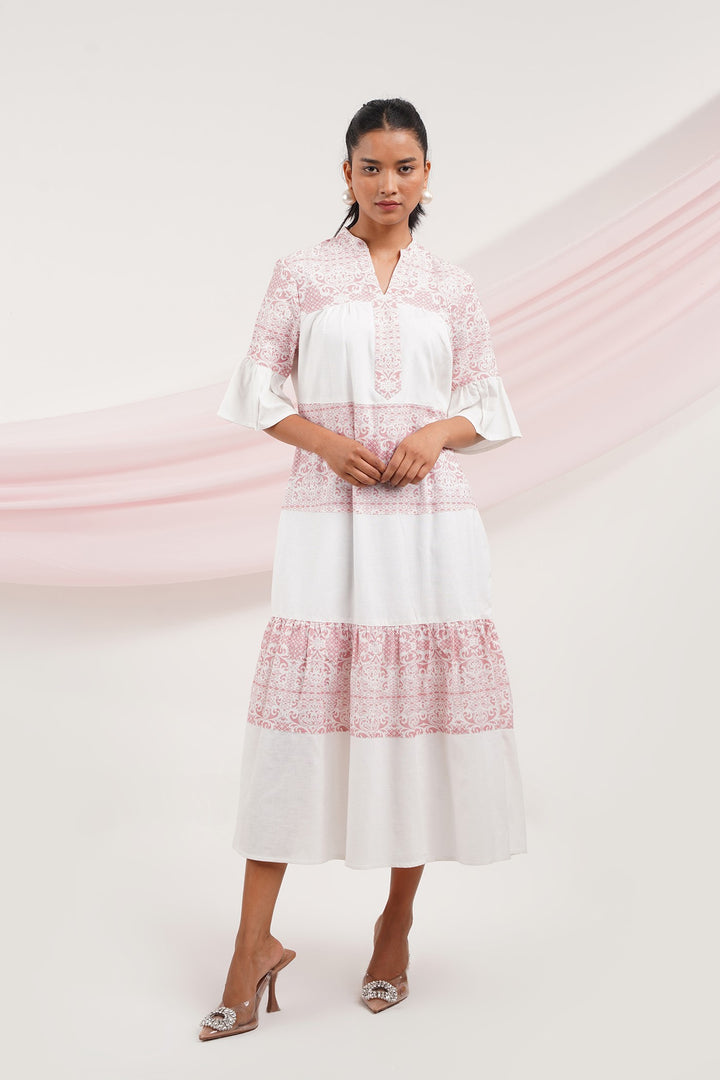 High Tea Dress- Pink Lace