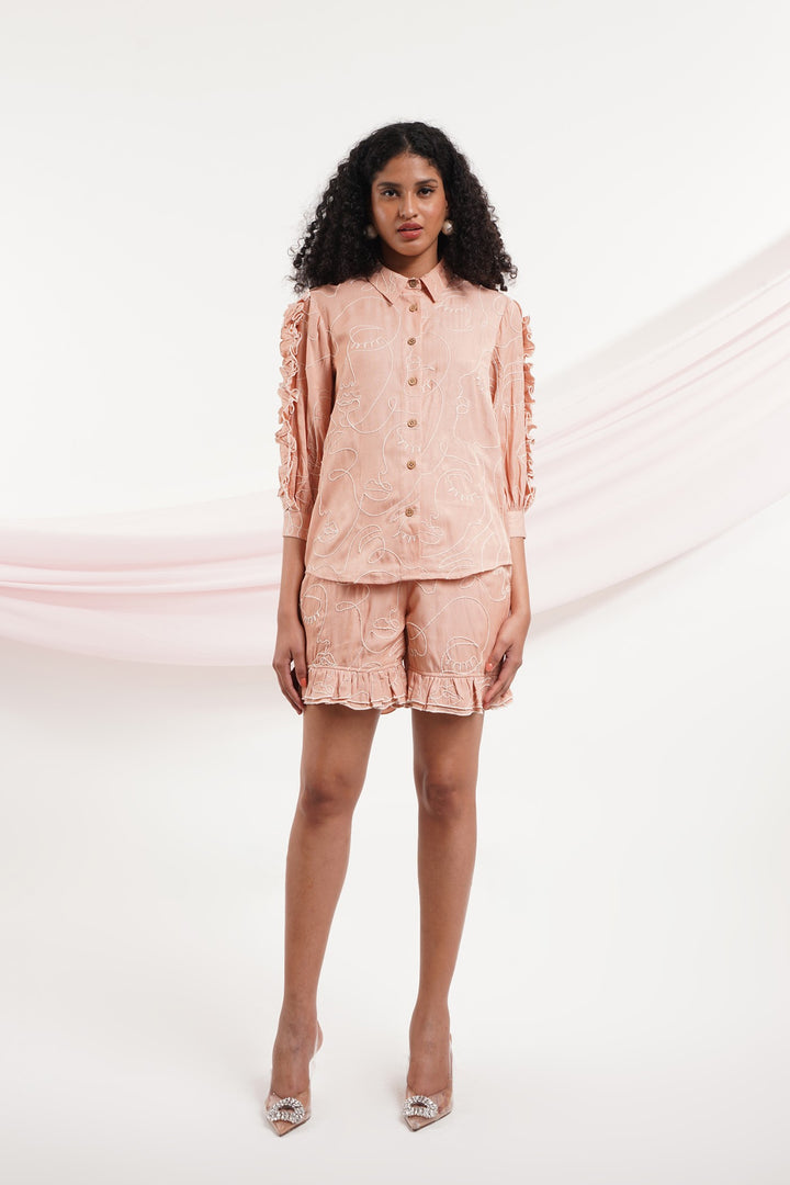 Head Over Heels Top- Faces Brick