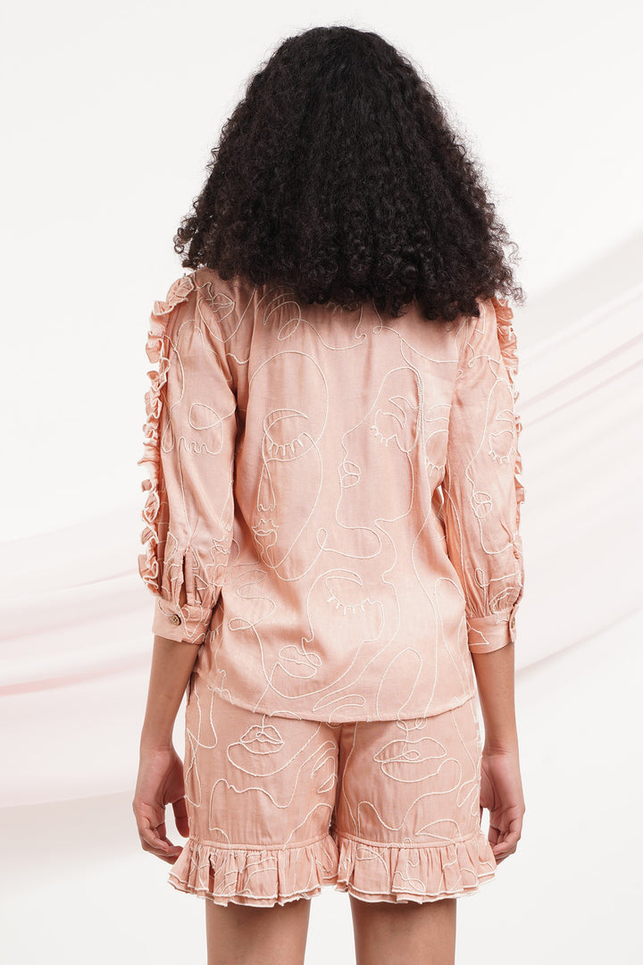 Head Over Heels Top- Faces Brick