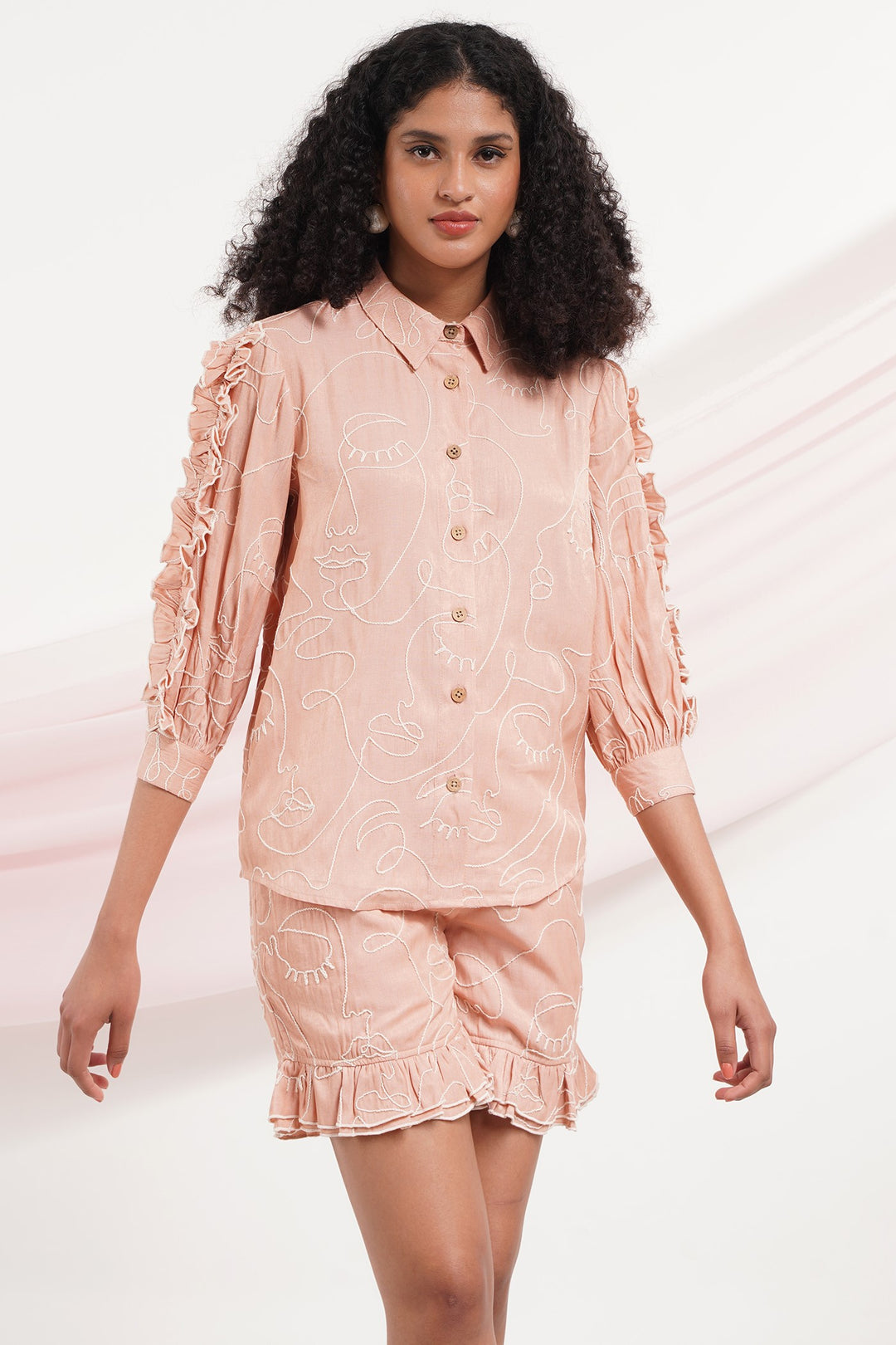 Head Over Heels Top- Faces Brick