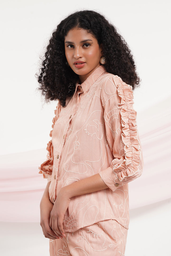 Head Over Heels Top- Faces Brick