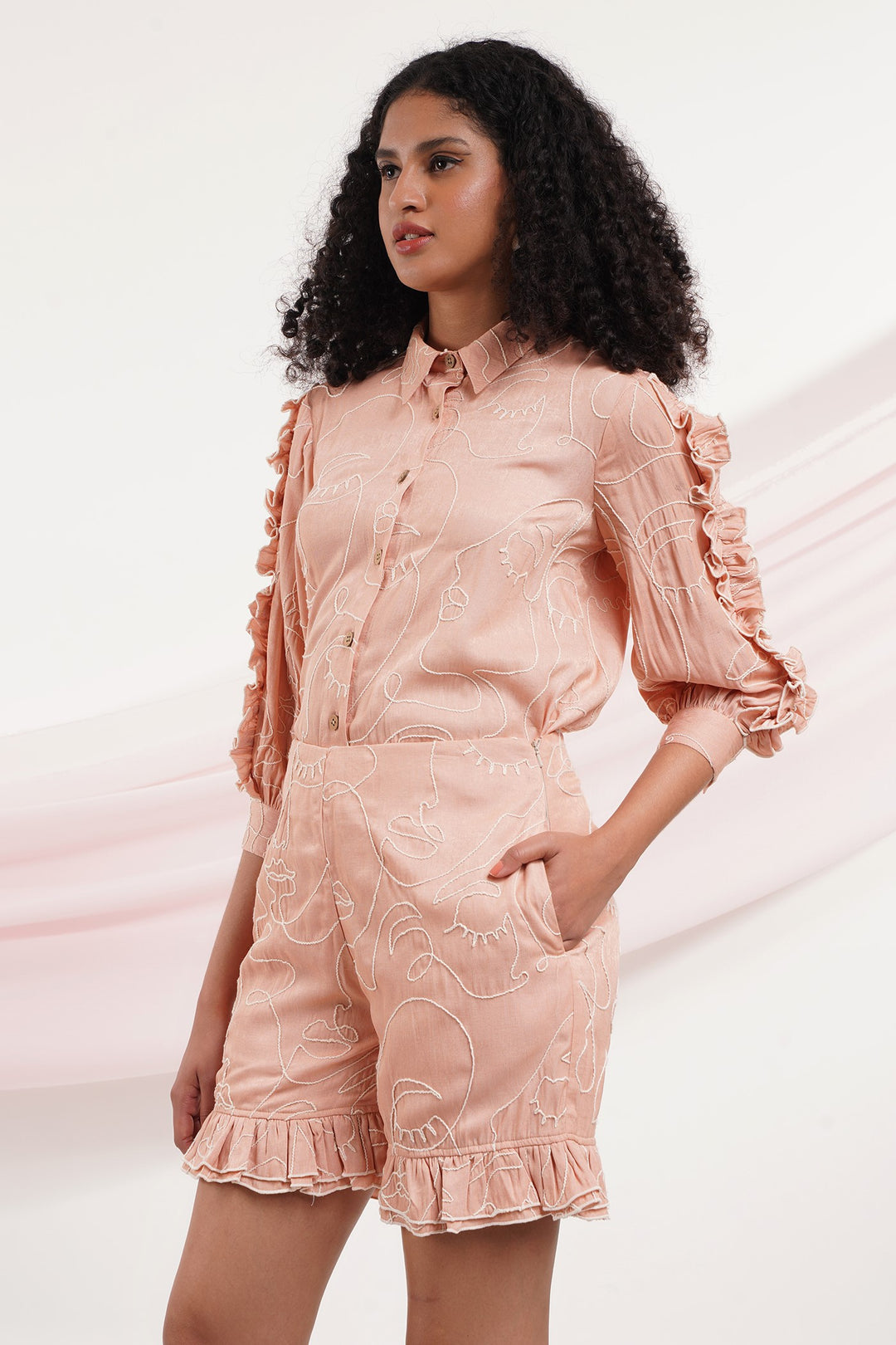 Head Over Heels Top- Faces Brick